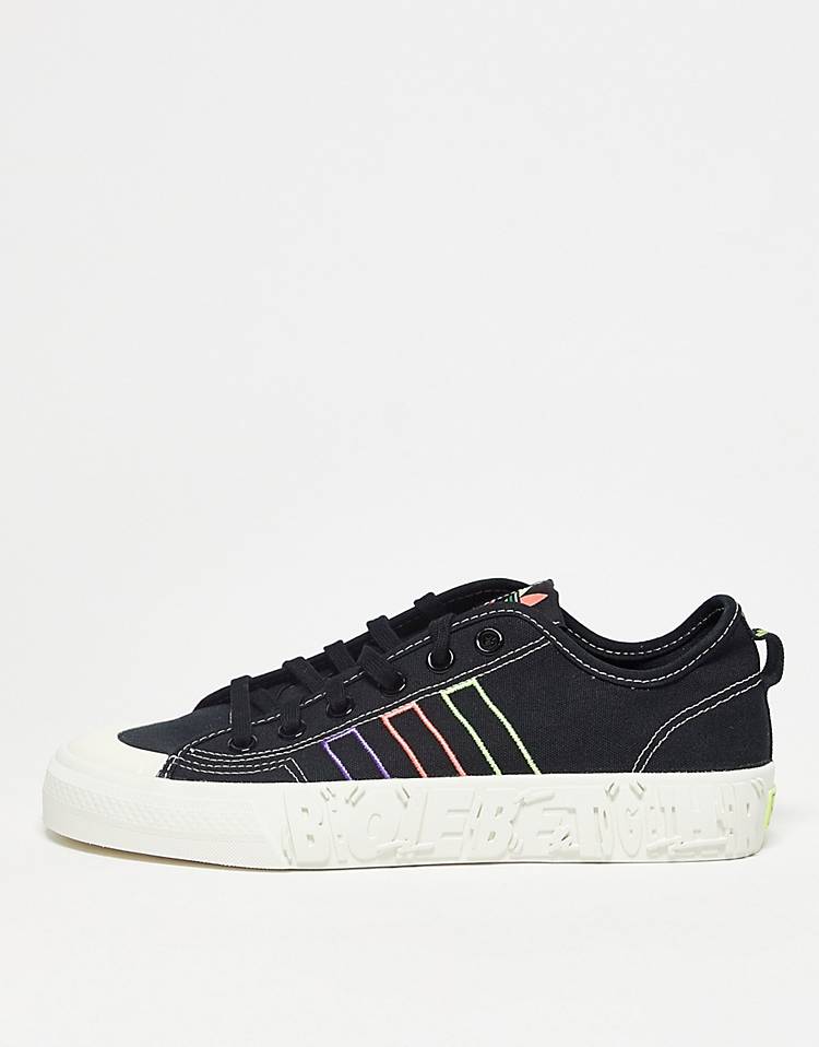 adidas Originals Nizza Pride sneakers in black